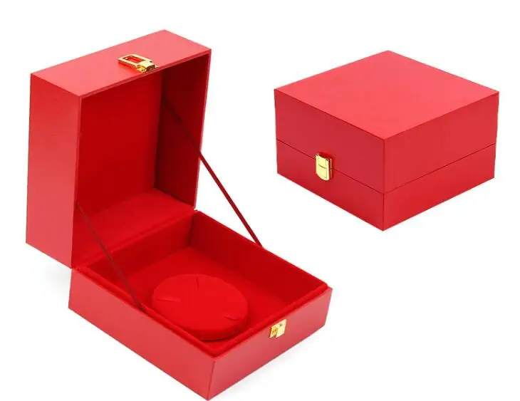 Leatherette Paper Tiara Box 20x20x12cm Wedding Jewelry Gift Box Tiara