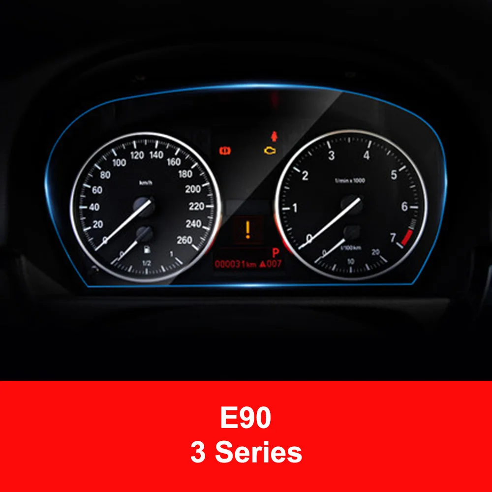 Автомобильный инструмент Панель Экран протектор для BMW E90 F30 F10 E70 E71 F20 G30 G11 G12 G05 G20 G21 G01 G02 G38 F25 F26 E84 F01 F02 X3 - Название цвета: E90