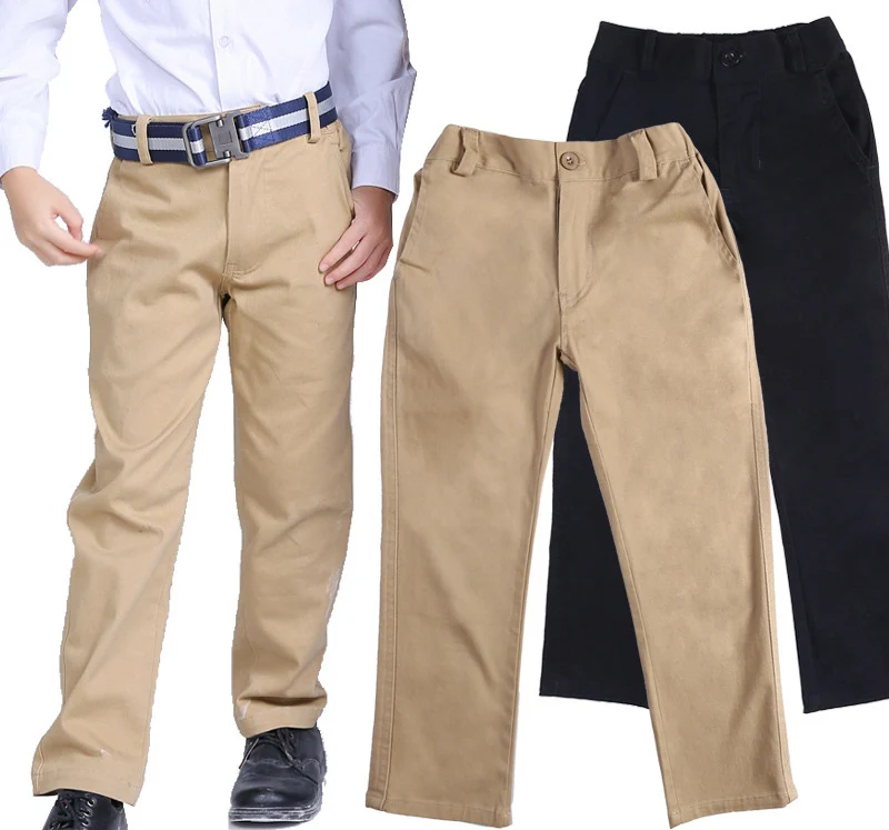 Г. Детские весенне-осенние От 2 до 14 лет повседневные однотонные штаны для мальчиков и девочек одежда для подростков детские школьные брюки для отдыха L345
