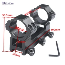 Крепление для прицела 30 мм 1," кольцо цельное высокопрофильное с стоп-штифтом подходит 20 мм ласточкин хвост Пикатинни Вивер пневматическая винтовка