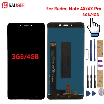 

For Xiaomi Redmi Note 4X LCD Display + Touch Screen Digitizer Replacement Test-Good For Xiaomi Redmi Note 4X Pro 5.5" Phone