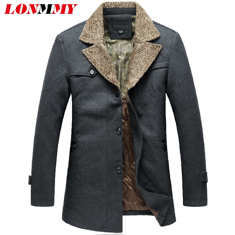 Aliexpress.com : Buy LONMMY 7XL 8XL Lapel collar Trench coat men 65% ...