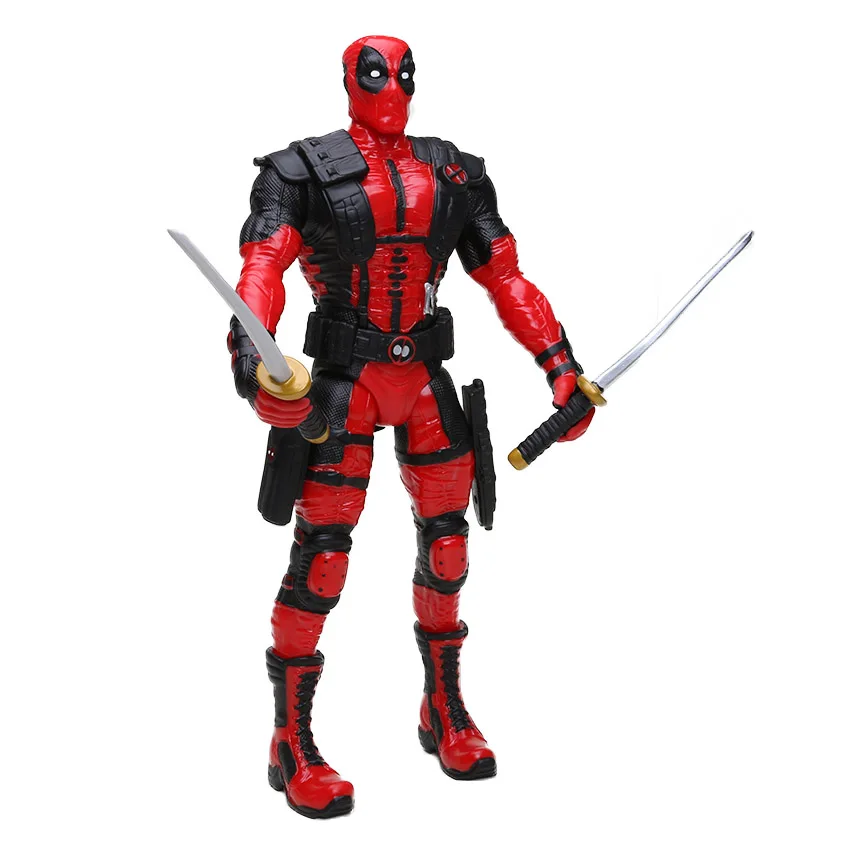 Новые 33 см игрушки Marvel Дэдпул фигурка с помпоном 1/10 масштаб роспись Уэйд Уинстон