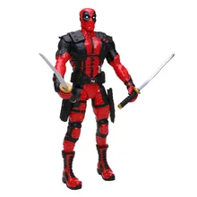 Новые 33 см игрушки Marvel Дэдпул фигурка с помпоном 1/10 масштаб