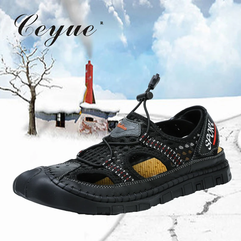 

Ceyue 2019 Men Hiking Shoes Mesh Climbing Shoes Non-slip Mountaineering shoes Anti-Skidding Shoes Dropshipping