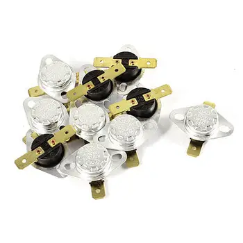

10 x 250V 10A 55 Celsius NC Normal Close Thermostat Temperature Thermal Switch