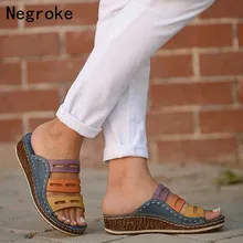 New Summer Women Sandals Slip On Slides Sandals Fashion Open Toe Casual Beach Shoes Platform Wedge Slippers Sandals For Women New Summer Women Sandals Slip On Slides Sandals Fashion Open Toe Casual Beach Shoes Platform Wedge Slippers Sandals For Women