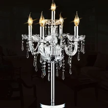 Туалетный столик с Свет Свечи Стекло Хрустальные светильники для туалетный столик лампы светодиодные свечи Свадебные украшения свечи лампы настольная лампа ретро лампа настольная в спальню лампа для визажиста