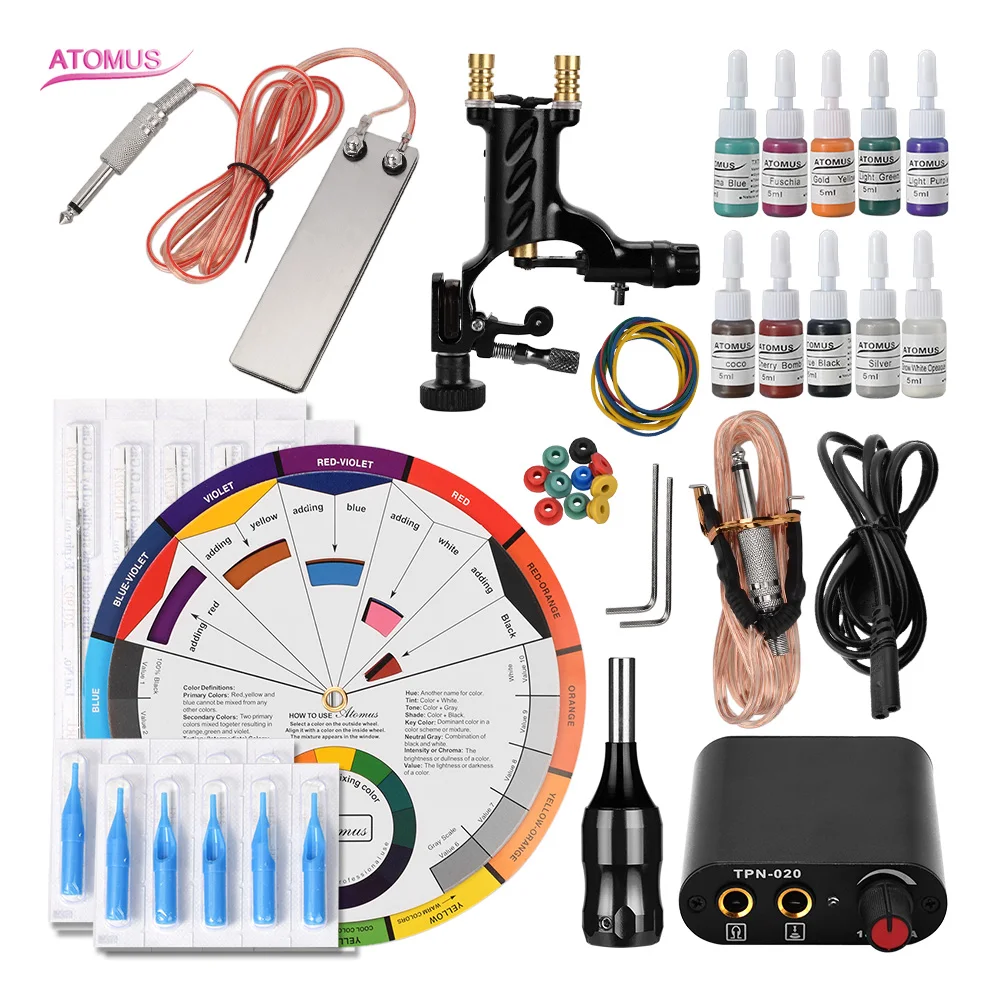

Rotary Tattoo Machine Rotativa Kits Tools Tatuagem Rotary Profesional Rotatory Machine De Tatouage Rotative Set Tatoo Tatuajes
