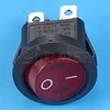 KCD1 Round Rocker Switch 20MM 4 Pin ON/OFF 6A Amps 250VAC DPST Latching 220V LED Lighted On Car Push Button Switches Red ► Photo 3/4