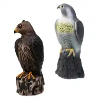 MagiDeal 2 teile/los Große Realistische Eagle Hawk Jagd Decoy Schädlingsbekämpfung Vogel Taube Scarer Outdoor Garten Dekorative