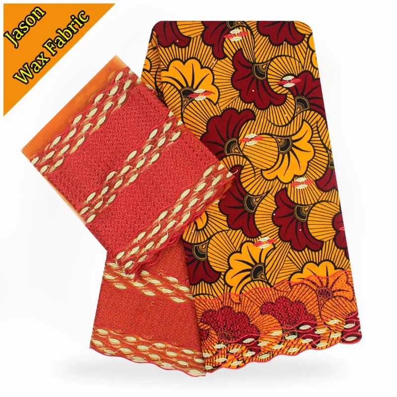 New design wax laces arrival! African Ankara Guipure Embroidery Laces
