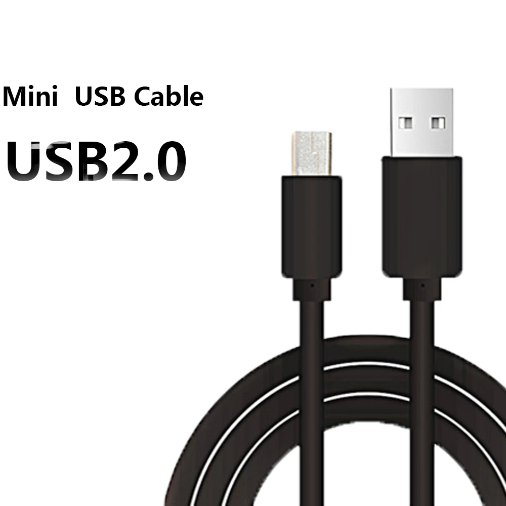 Мини USB кабель для зарядки и быстрой Зарядное устройство кабель для MP3 MP4 плеер Видеорегистраторы для автомобилей gps цифровой Камера HDD Планшеты 0,5 м 1 м Т-Порты и разъёмы USB2.0 зарядки
