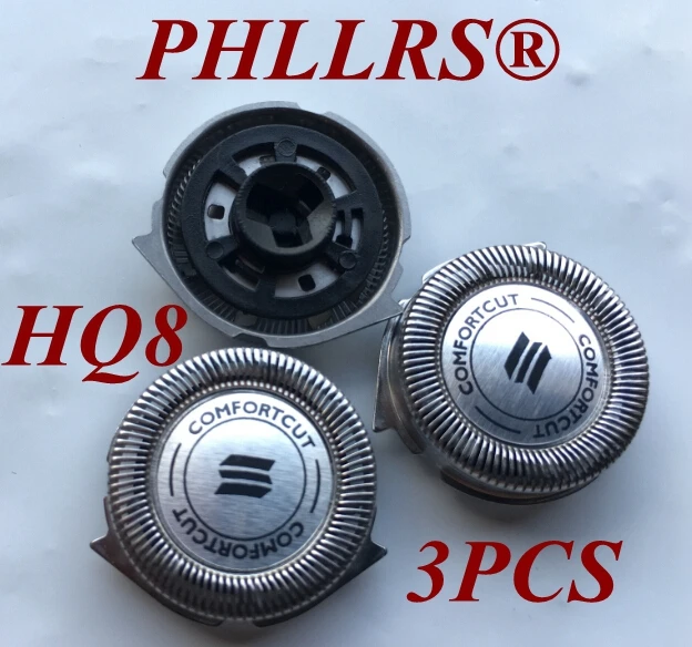 

3Pcs HQ8 razor blade replace Head for PHILIPS Shaver HQ8885 HQ8890 HQ8894 HQ6090 HQ6075 HQ7290 HQ7240 HQ7120 HQ7140 HQ7160