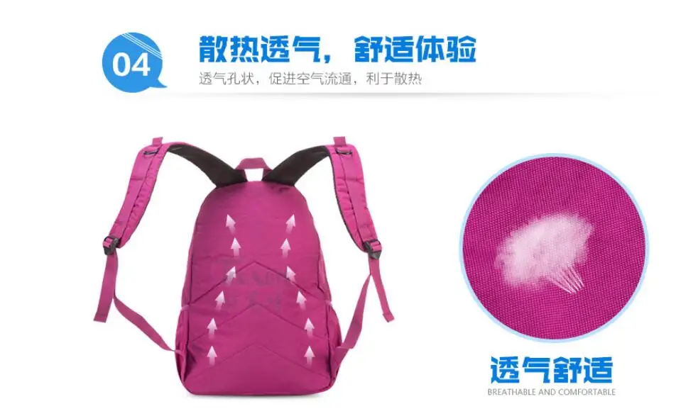 TEGAOTE женский нейлоновый водонепроницаемый рюкзак Одноцветный стиль школьные сумки Дорожная сумка модный многофункциональный рюкзак