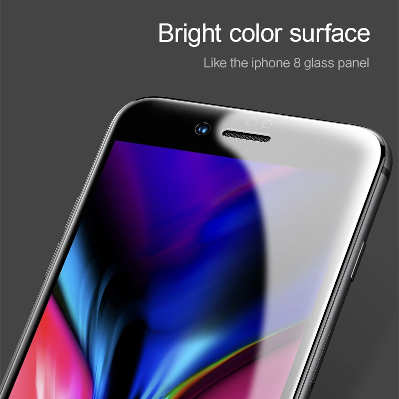 USAMS Защитная пленка для экрана iPhone 7 8 6s X XS Max XR 3D полная защита закаленное стекло
