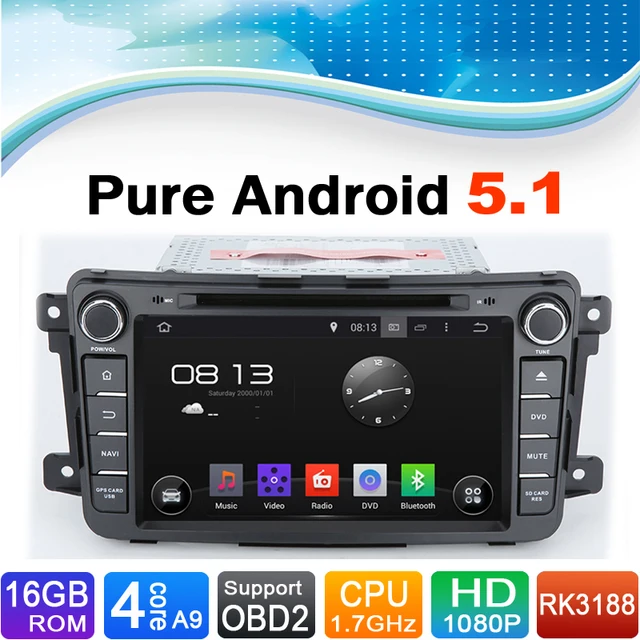 Pure Android 5.1.1 System Auto Radio Autoradio Car Media System Car Stereo For Mazda CX 9 2012