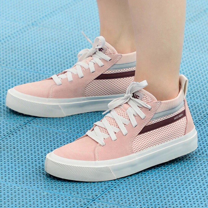Skechers Женская повседневная обувь дышащая удобная на шнуровке Классическая для