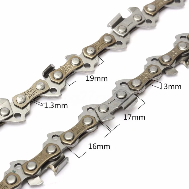 10'' Chainsaw Chain Blade Saw Chain Blade 40 DL Drive Links 3/8'' Pitch ...