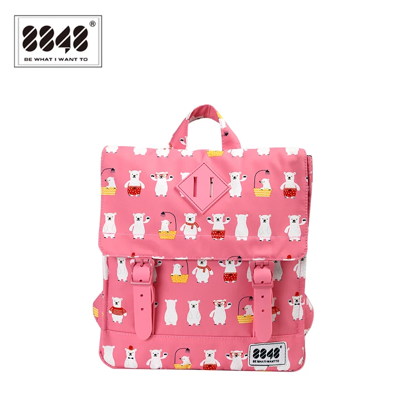 

8848 3D Bear Children Backpacks kindergarten Schoolbag Animal Kids Backpack Children School Bags Girls Boys Backpack 440-055-005