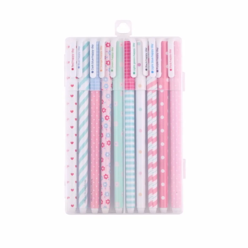 

10 Pcs/Lot New Cute Creative Cartoon Colorful Gel Pen for School & Office Supply