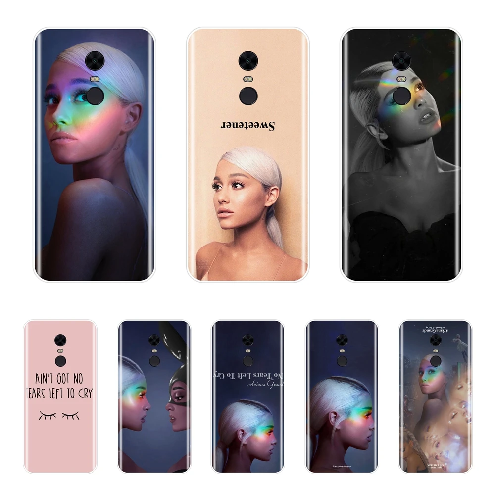 

Ariana Grande Phone Case For Pocophone F1 Xiaomi Redmi Note 4 4X 5 5A 6 Pro Prime S2 4A 6A 5 Plus Silicone Soft Back Cover Case