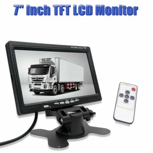 7 ''дюймовый TFT lcd цветной экран Автомобильная камера заднего вида DVD VCR монитор для CCTV