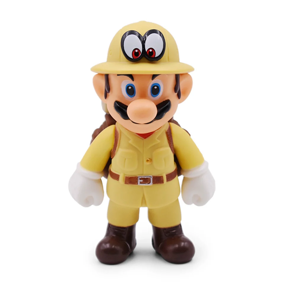 H 8-15 см Фигурки "Супер Марио" игрушки Super Mario Bros Bowser Luigi Koopa Yoshi Mario Maker Odyssey ПВХ фигурка модель игрушки куклы - Цвет: H