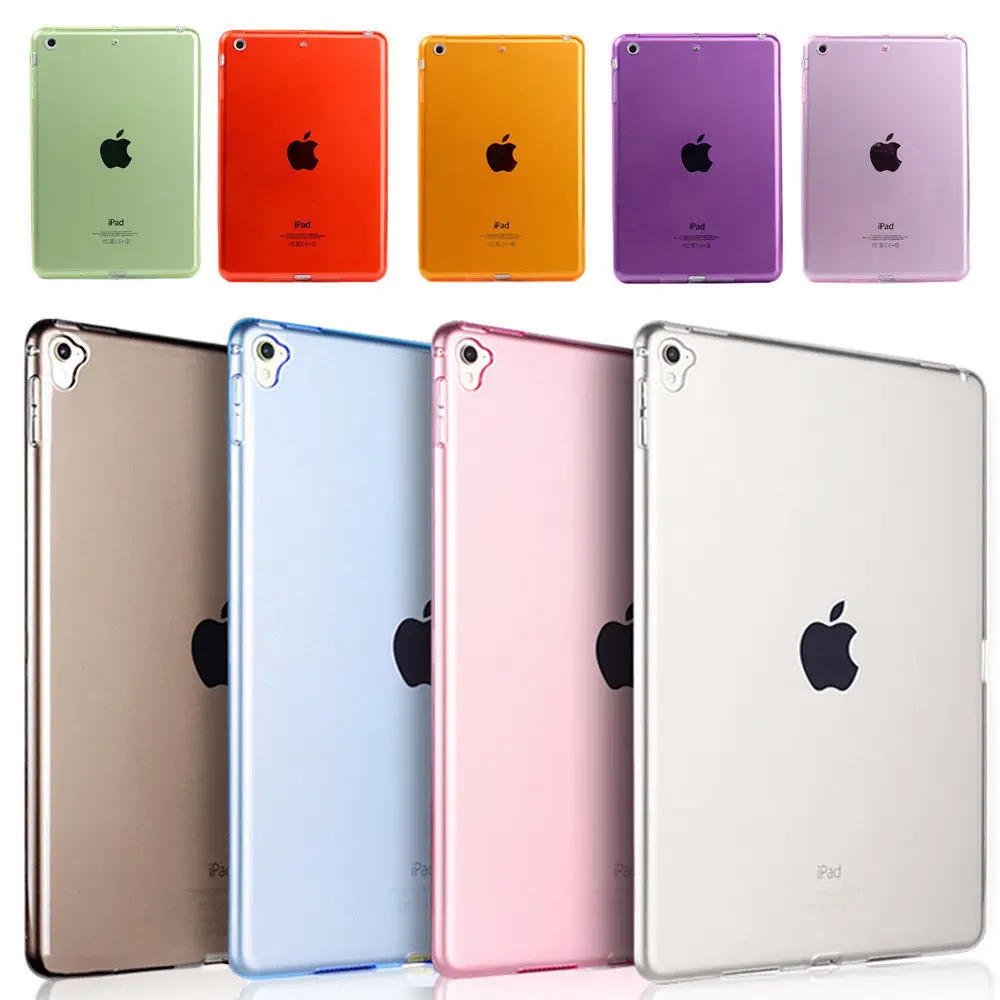 Capa для Apple iPad mini 1 2 3 4 чехол Tpu Мягкий задний бампер ультра тонкий прозрачный