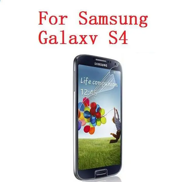 Прозрачная защитная пленка для ЖК-экрана Samsung Galaxy S4 IV i9500 + салфетка очистки |