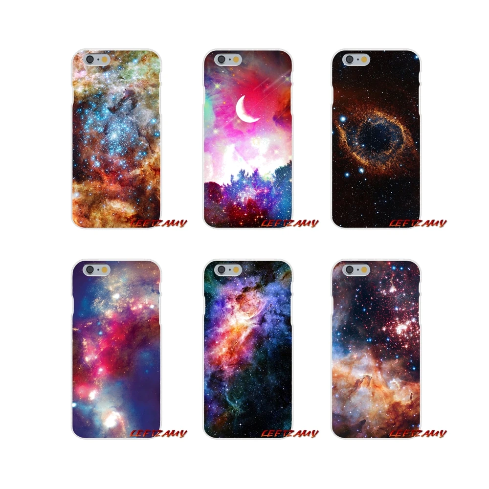 For Huawei P Smart Mate Y6 Pro P8 P9 P10 Nova P20 Lite Mini 2017 Accessories Phone Shell Covers Trifid Nebula Moon Space | Мобильные