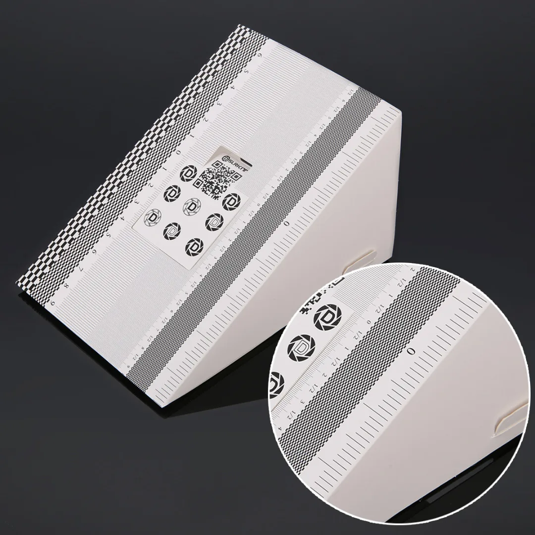 

1pc Camera Folding Card Lens Focus Calibration Rulers Professional Calibration Alignment AF Micro Adjustment Ruler Chart
