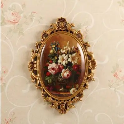 Vintage European classical wall hanging artwork, wall decoration mural