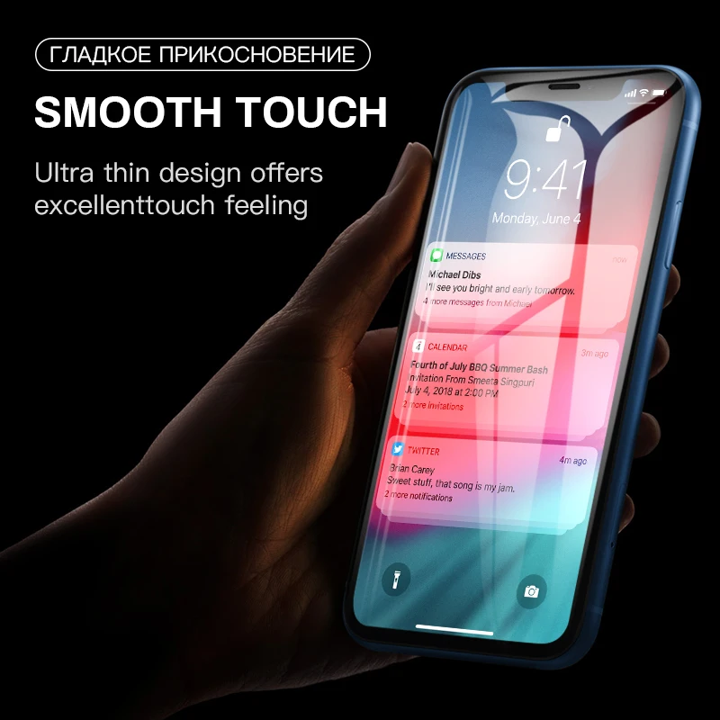 ESVNE 6D защитное стекло на айфон 6 6S 7 8 плюс XR X XS Стекло полное покрытие iPhone Xs Маx