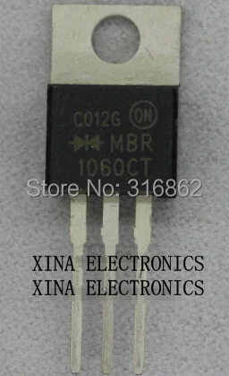 MBR1060CT MBR1060 MBR 1060CT TO-220 ROHS оригинальный 20 шт./лот Бесплатная доставка Набор для