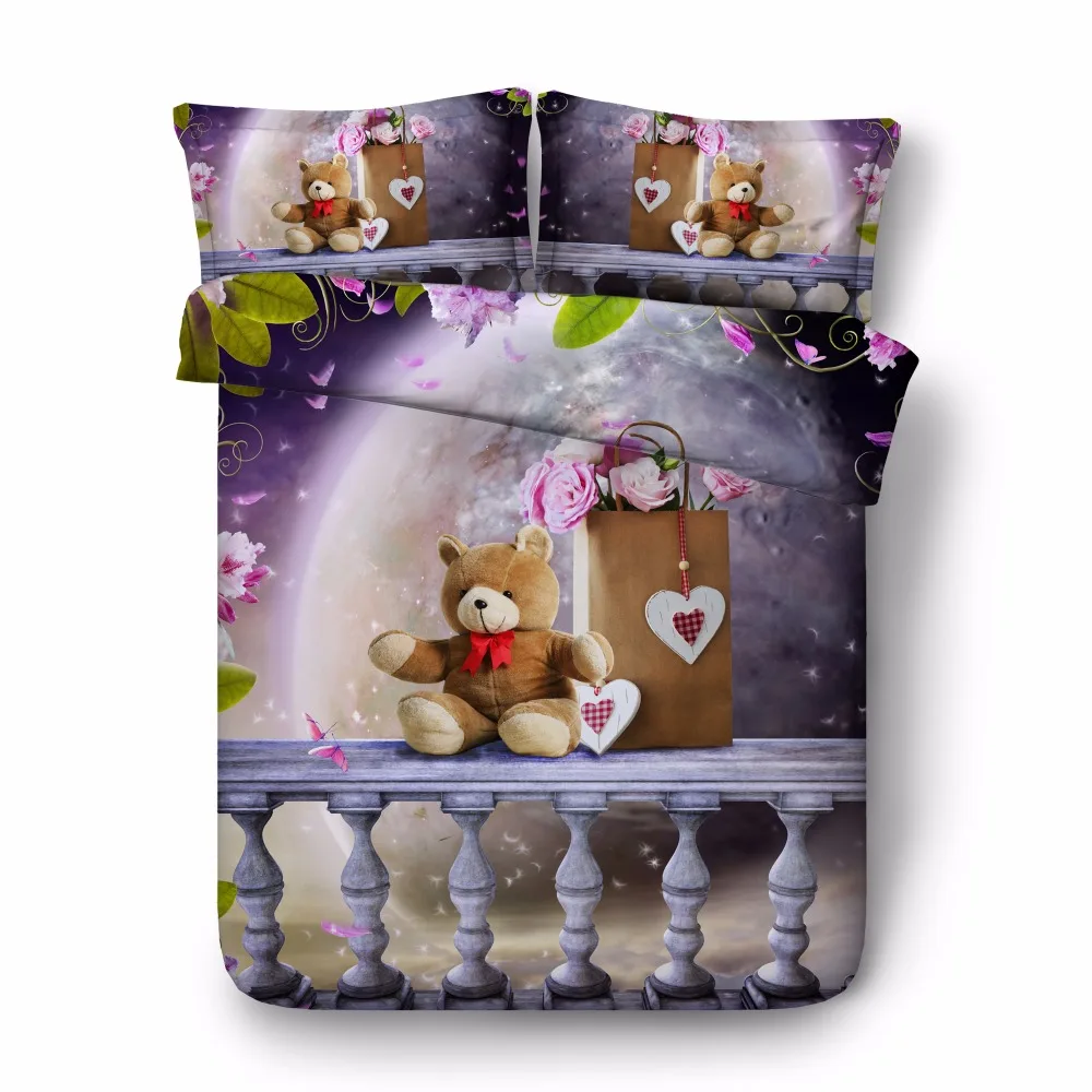 teddy bear duvet set super king