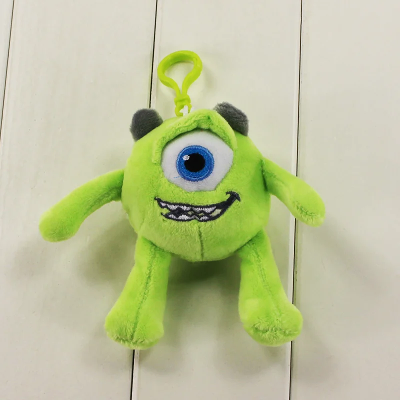 10 шт./лот 12 см Mike Wazowski плюшевый брелок мультфильм кукла игрушка мягкая кукла фильм Хлопок Кукла для подарок на день рождения