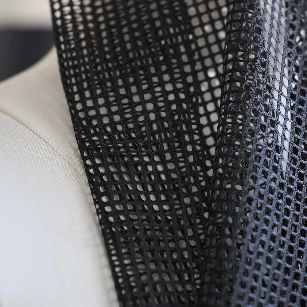 50CM *150CM fashion designer fabric black 3D Mesh fabric Lattice mesh