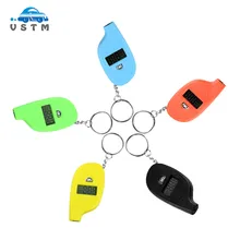 Портативный мини-брелок цифровой ЖК-дисплей PSI шины колеса воздуха Манометр тестер Procession инструмент монитор давления в шинах