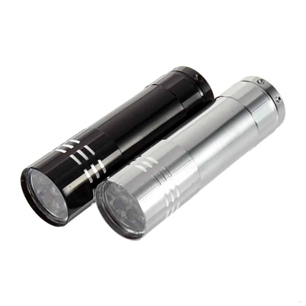 

Classic 9 LED Aluminum Flashlight Lamp Small Flashlight Emergency Camping New Arrival
