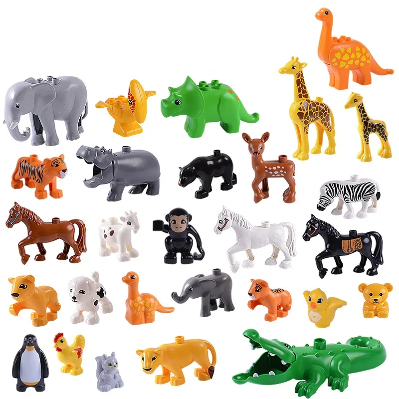 Конструктор Duplo детский игрушка модель животного хобби развивающие игрушки для