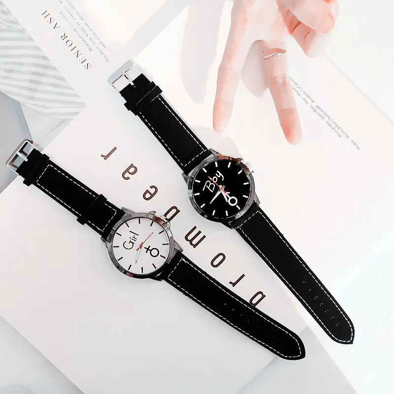 Chic Couple Watches Pair Clock Men's Watch Fashion Casual Women's Quartz Wristwatches Gifts for Boy Lover's Watch reloj mujer Chic Couple Watches Pair Clock Men's Watch Fashion Casual Women's Quartz Wristwatches Gifts for Boy Lover's Watch reloj mujer