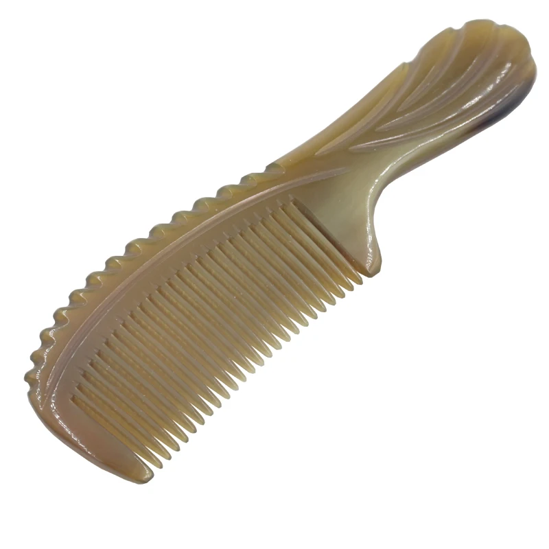 Natural Vietnam Buffalo Horn Comb Anti Static Ox Horn Comb Hair Massage Comb 4