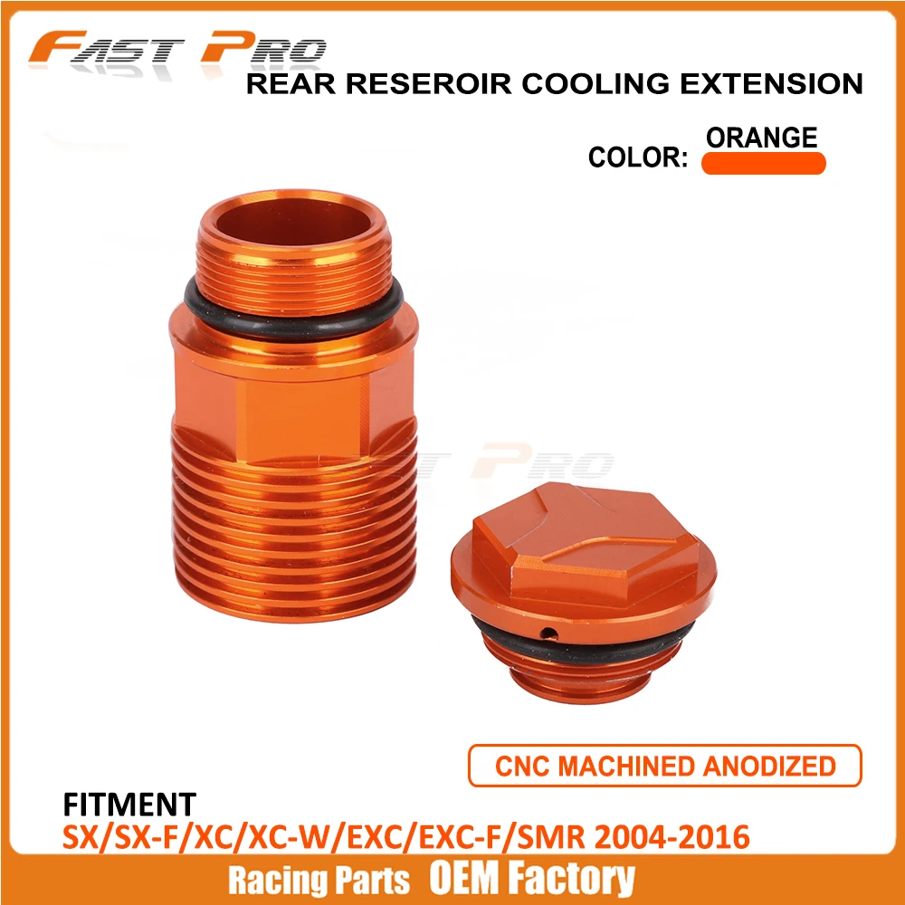 Cnc Alloy Rear Heightening Brake Reservoir Fluid Cover Cap Fit For Ktm