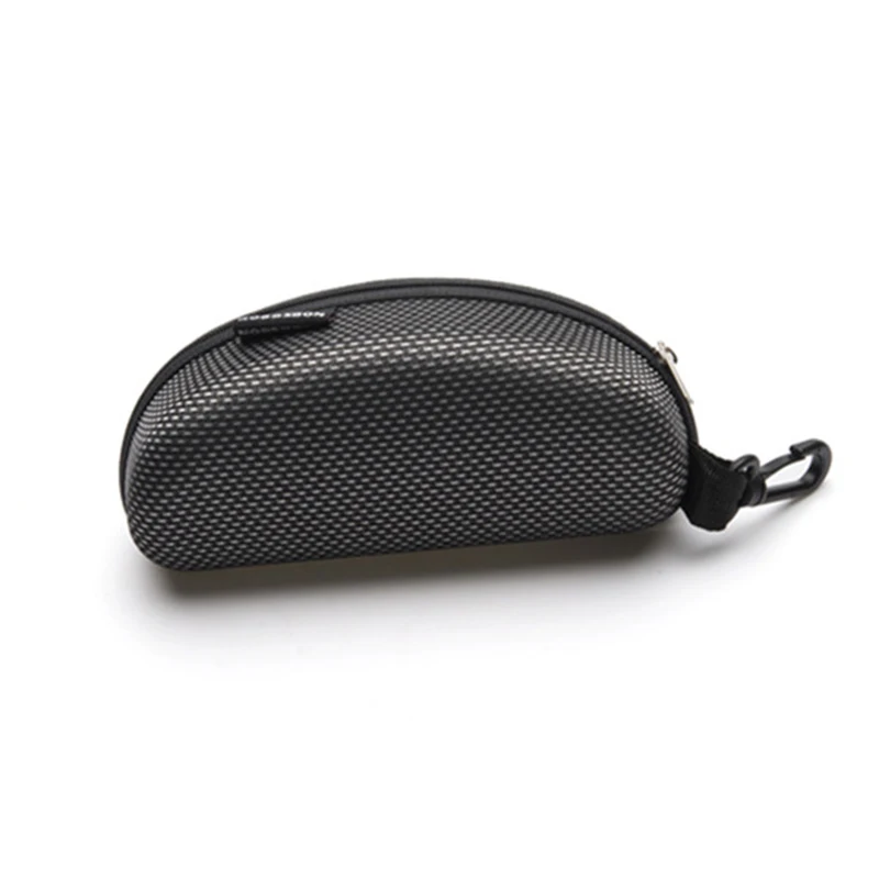 

Zipper Eye Glasses Sunglasses Hard Case Box Portable Protector Black Large Holder Cycling Eyewear Case For MTB Road bike