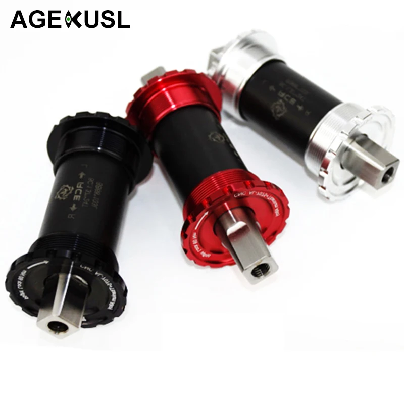 

Professional Titanium Axis Bicycle Bottom Brackets 119mm For Brompton Bike BSA English Hollow Square Durable Lightweight 144g
