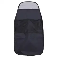 Полиэфирное волокно, чехол для автомобильного сиденья, водонепроницаемый органайзер для хранения спинки сиденья, защита для детей, Детский коврик для автомобиля