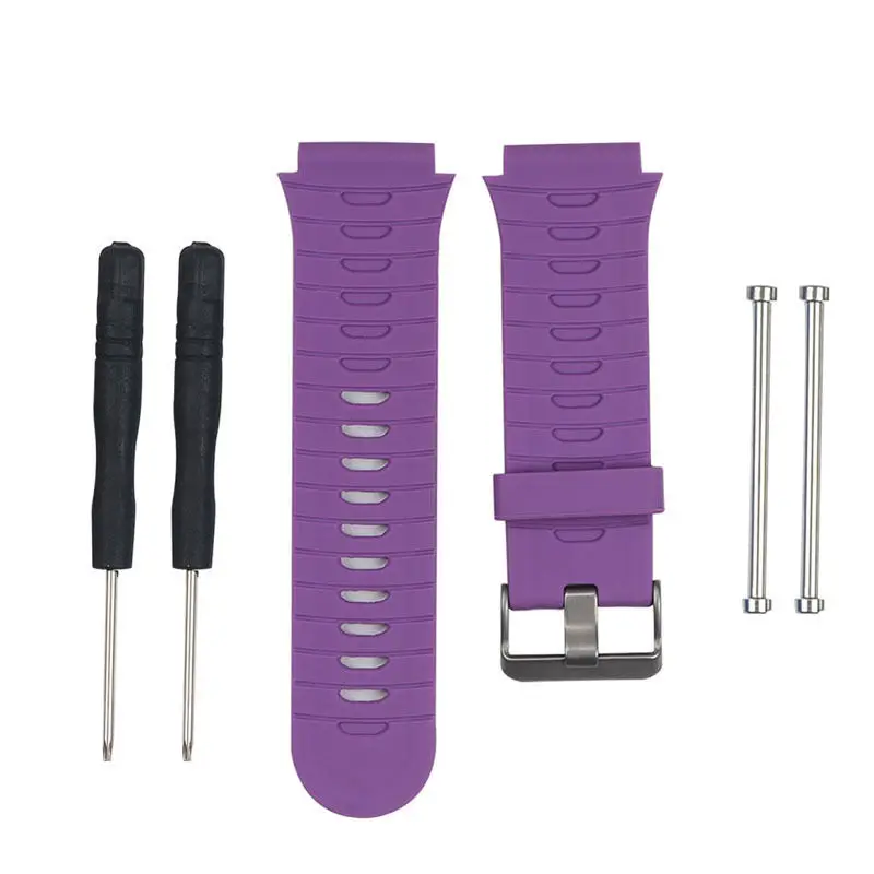 Replacement Wrist Support Band Strap Sports Safety Silicone Bracelet Wristband for Garmin Forerunner 920XT With Screwdriver Pins