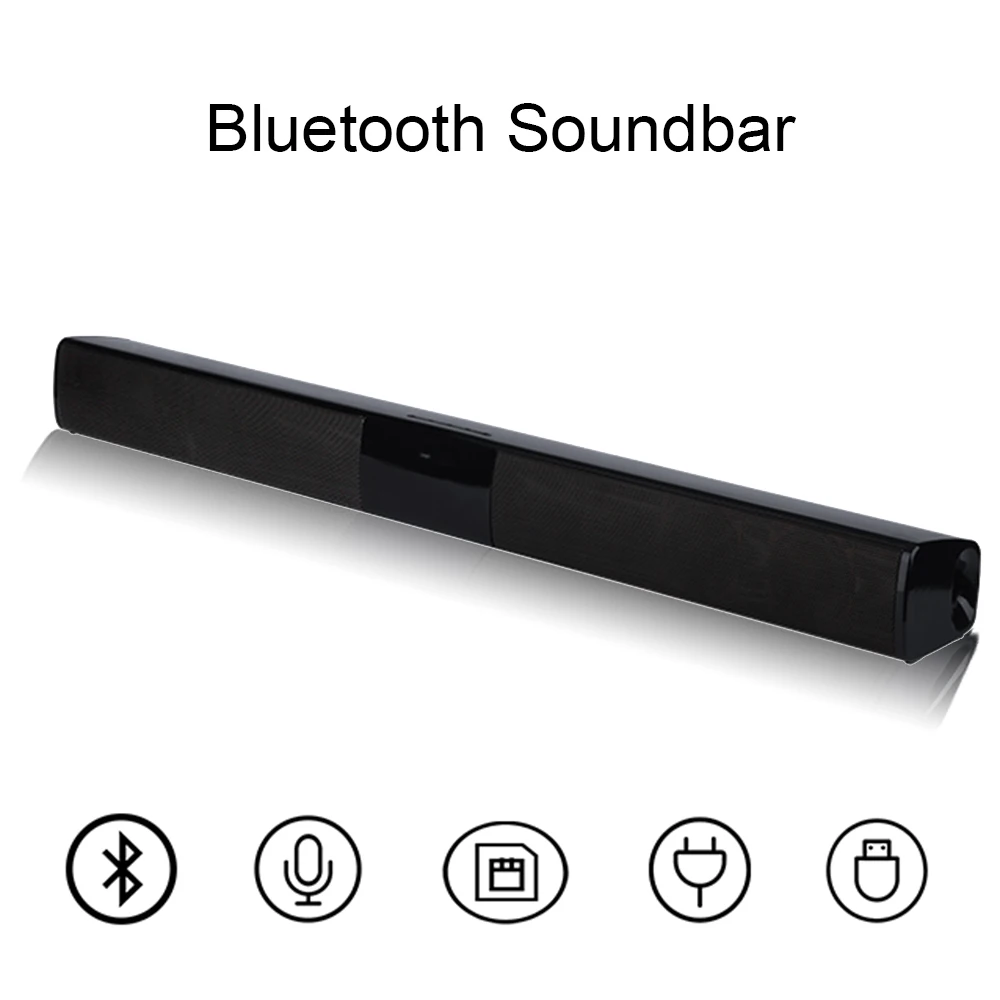 20W Sound Bar Bluetooth Soundbar Column Dual Subwoofers Speaker Home Theater Surround Sound System Hang Wall Built-in 3D Stereo 20W Sound Bar Bluetooth Soundbar Column Dual Subwoofers Speaker Home Theater Surround Sound System Hang Wall Built-in 3D Stereo