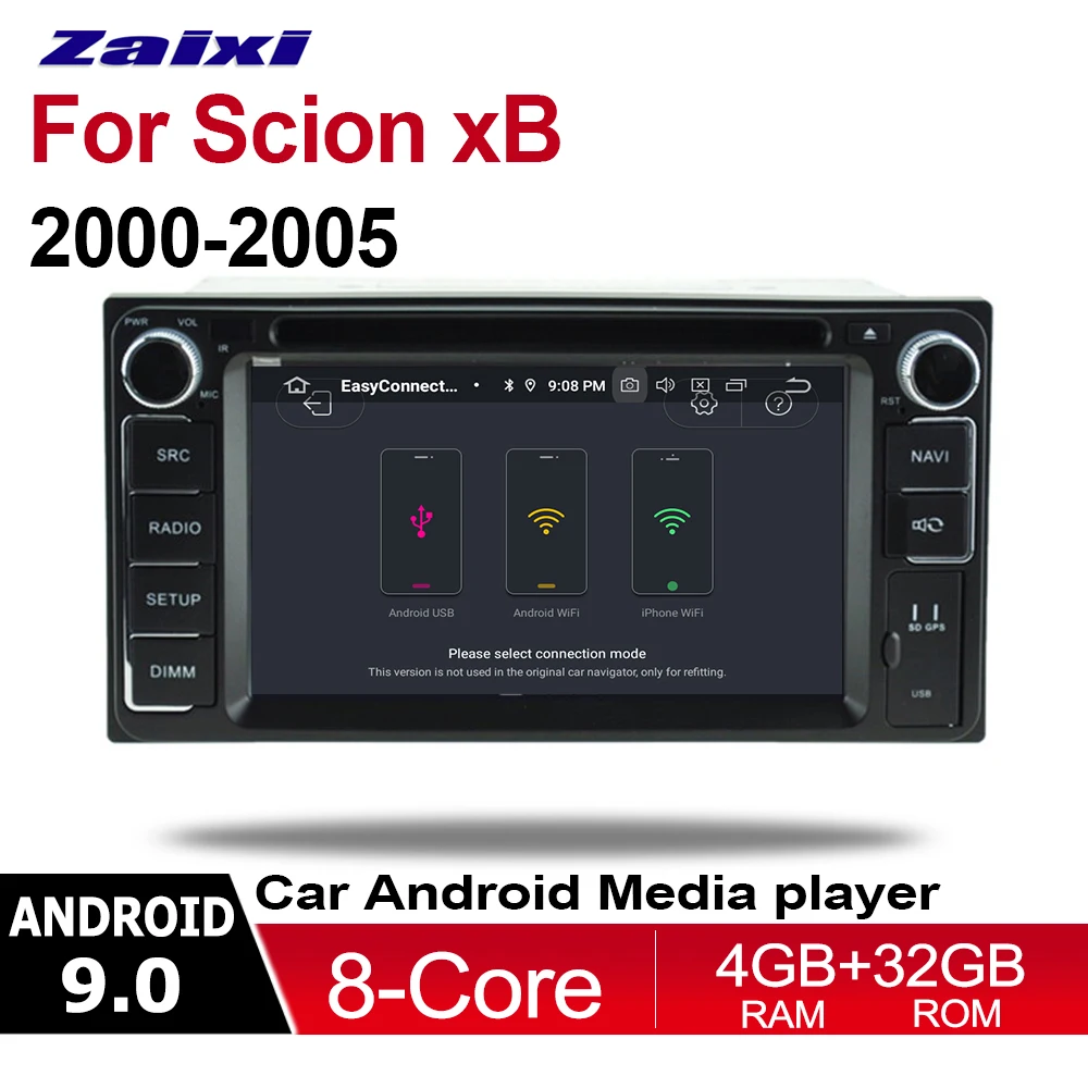 

ZaiXi For Scion xB 2000~2005 2 DIN Car Android 9 GPS Naviation Multimedia system Bluetooth Radio Amplifier HD Screen WIFI